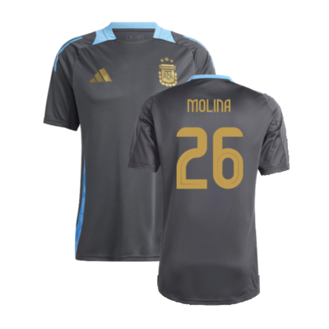 Licensed 2024-2025 Argentina Copa America Training Shirt (MOLINA 26)