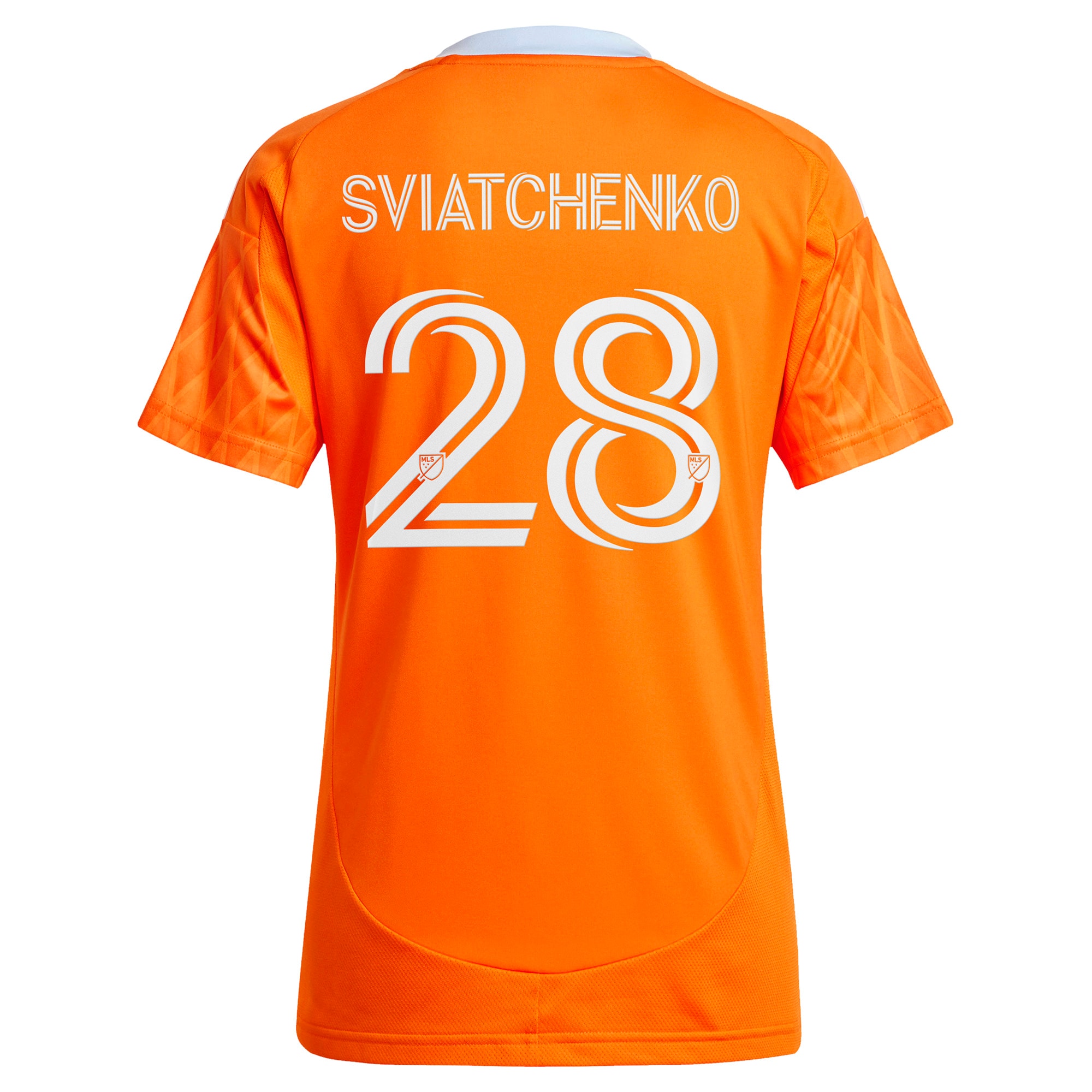 [SJH] Erik Sviatchenko Houston Dynamo FC Women's 2025 Season 20 Replica Player Jersey - Orange