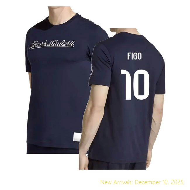 Performance 2025-2026 RM Real Madrid US Tee (Navy) (Figo 10)