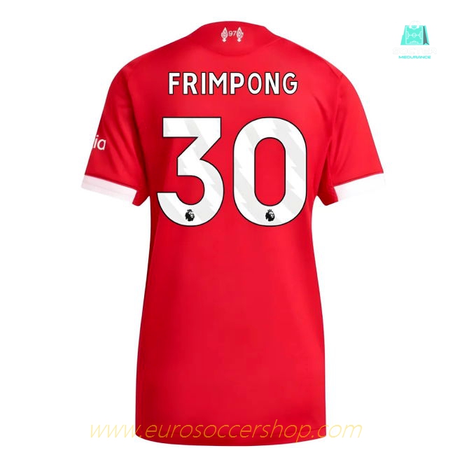 2025-2026 Liverpool Authentic Home Shirt (Womens) (Frimpong 30)