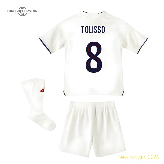Match-Day 2025-2026 Olympique Lyon Home Mini Kit (Tolisso 8)