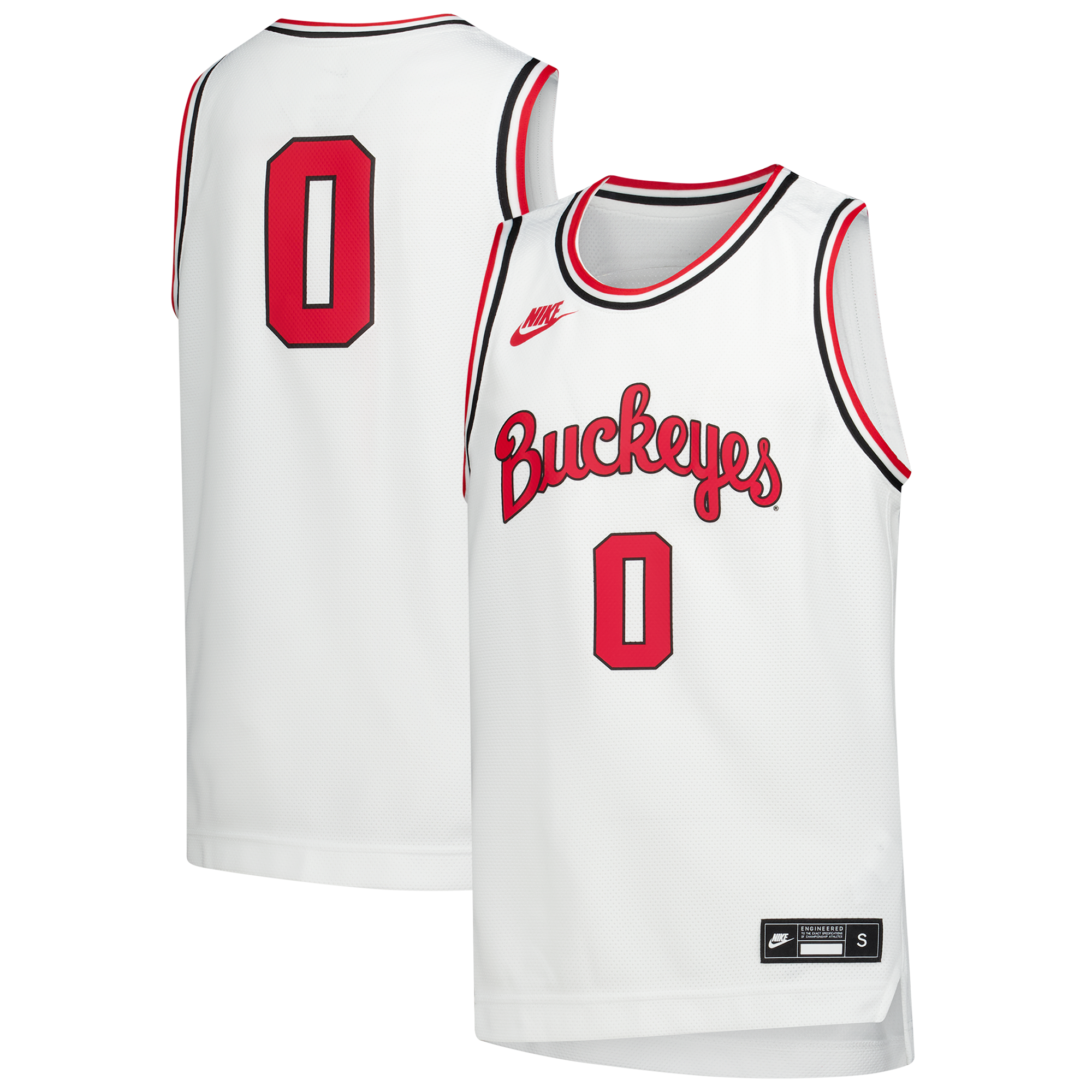 Ohio State Buckeyes Nike Youth Replica Basketball Jersey - White