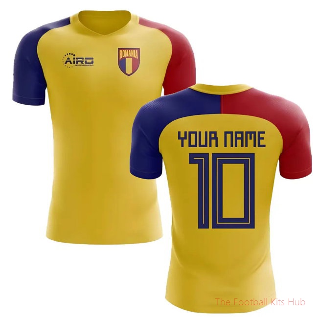 [SD] 2025/26 Romania Home Football Shirt (Your Name)