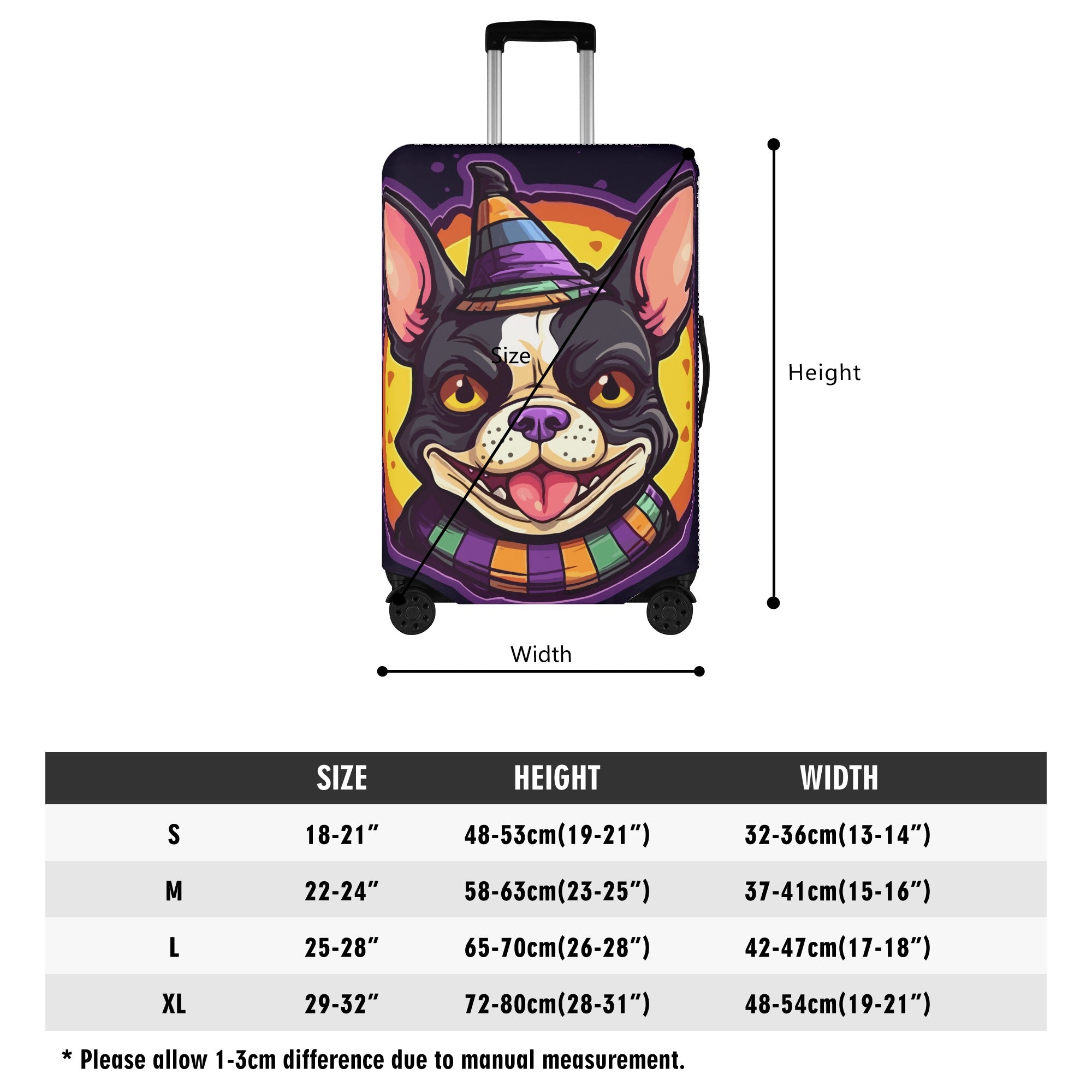 Stylish Culture-Inspired Bear - Luggage Cover for Street Style Stylish