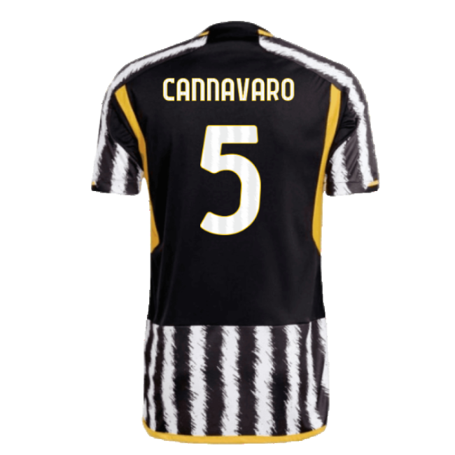 Authentic Juve Juventus Home Shirt Cannavaro #5 Durable Material N...