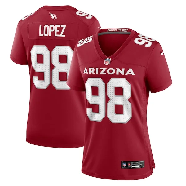 None Roy Lopez Game Jersey - Cardinal | NFL Player Jersey | NFL Footba