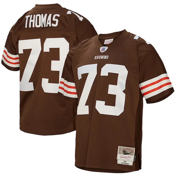 None Joe Thomas Replica Jersey - Brown | NFL Player Jersey | NFL Footb