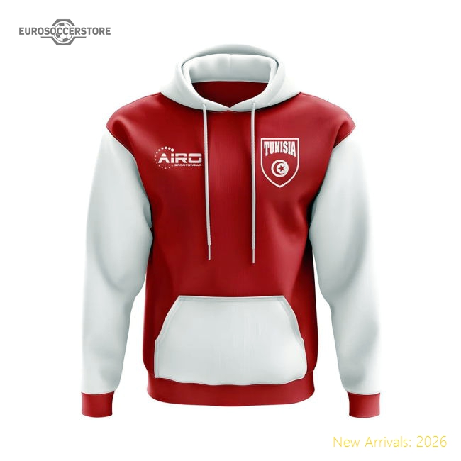 Tunisia Concept Country Football Hoody (red) - Great Value