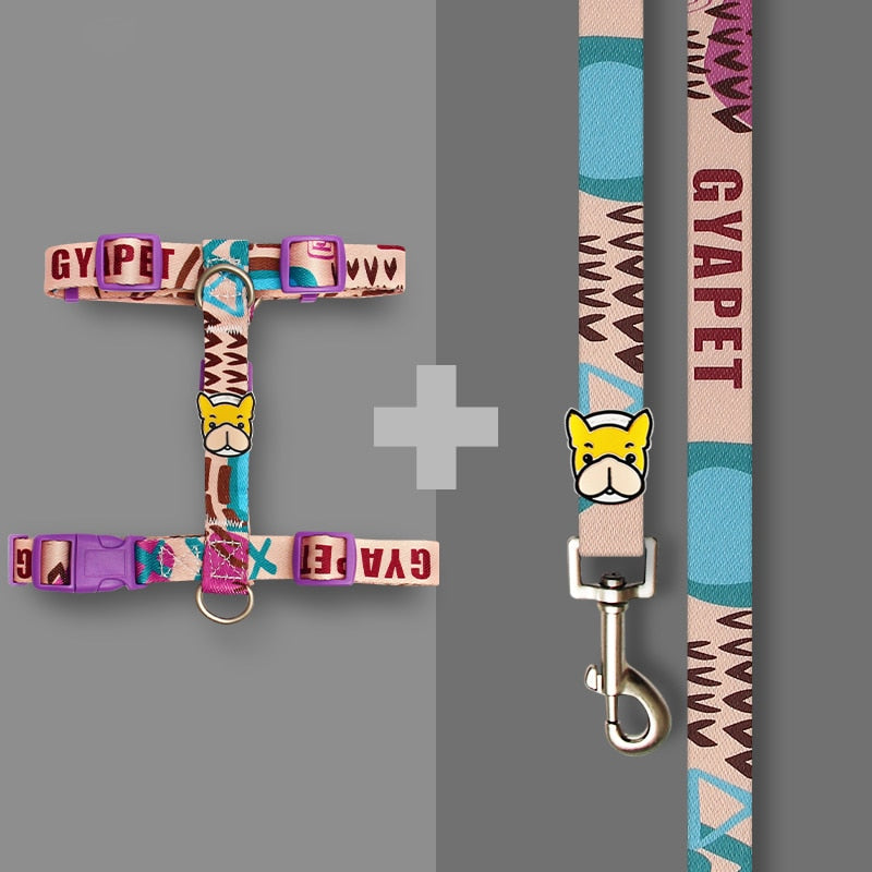 No Pull Fashion Harness And Leash Set (ws0423) Winter Wear | Comfort Fit