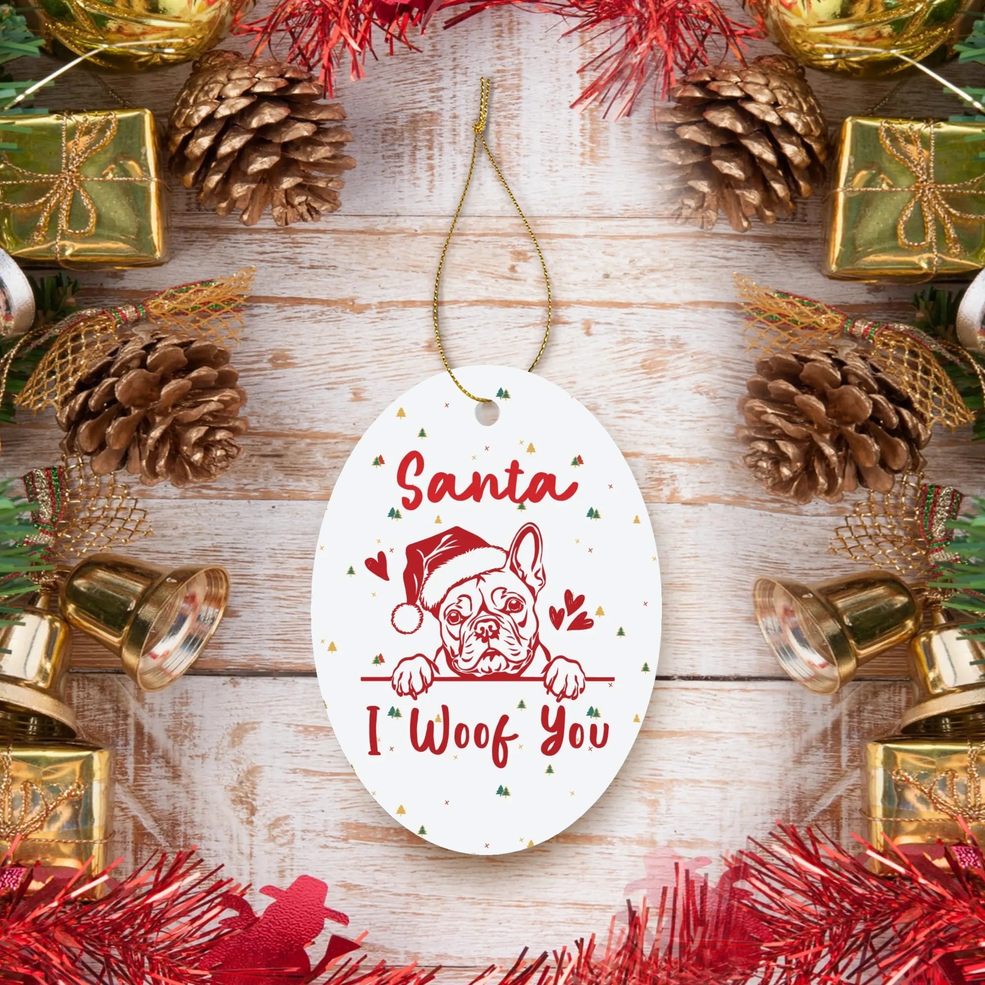 French Bulldog Lover Lucy Christmas Ornaments Lovely Home Decor