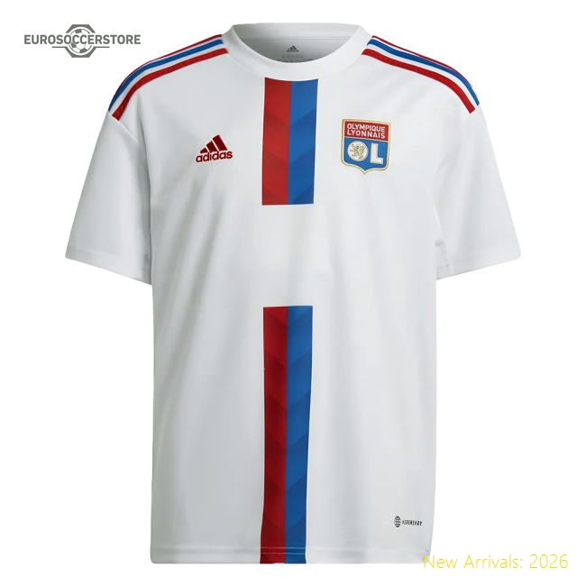 Olympique Lyon Children 2022 Home Jersey Shirt Football Fan Football Fan Gear