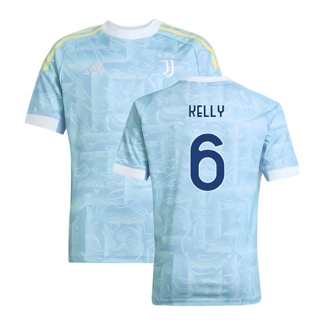 2025-2026 Juventus Away Shirt (Kids) (Kelly 6) Antibacterial