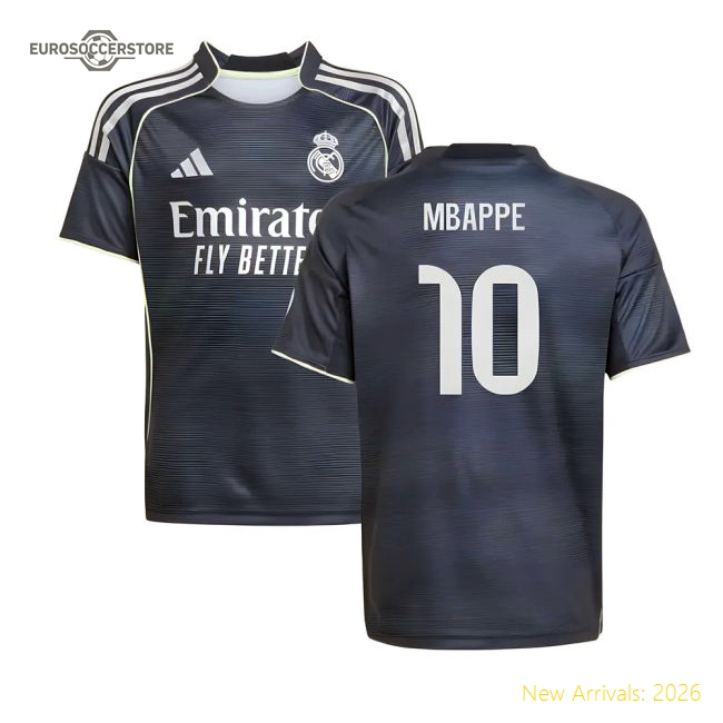 2025-2026 Football Team Kids Durable Mbappe Jersey Climacool