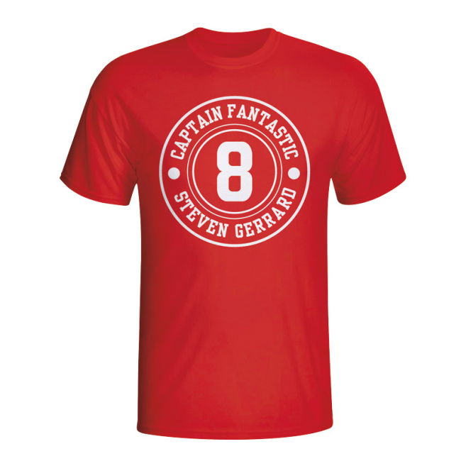 Liverpool (liverpool) T-shirt - Featuring Gerrard - Premium Replica