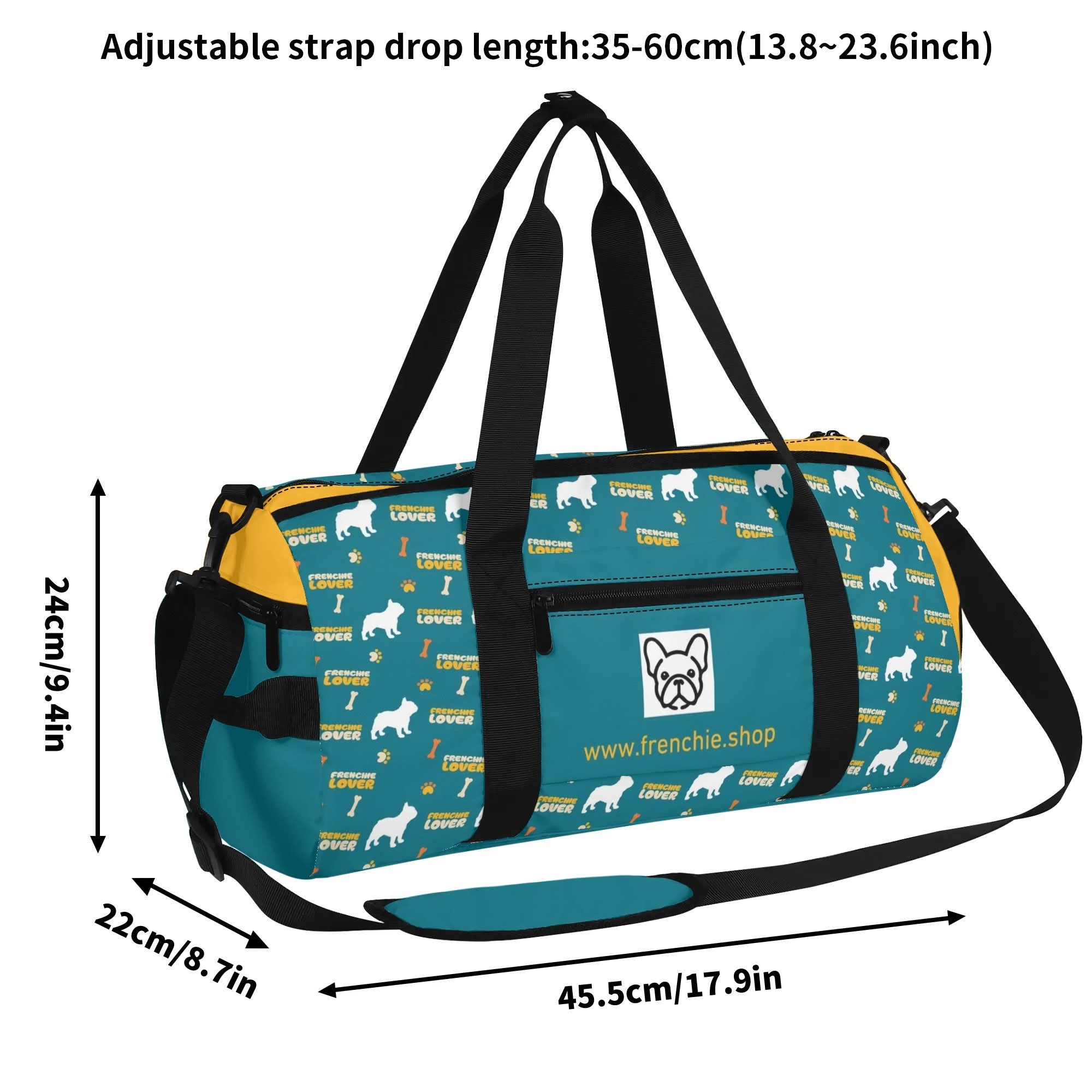 Pet-Lover Durable Bella- Gym Bag For Frenchie Lovers for Fashion Lovers