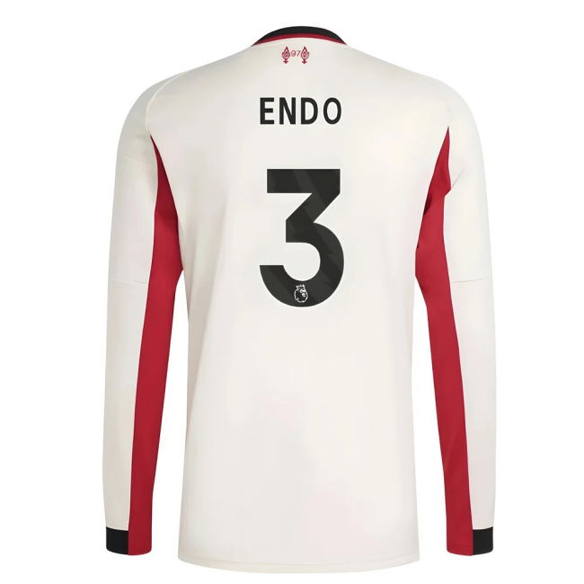 Liverpool Away Football Shirt 2025-20 - Endo 3 L S