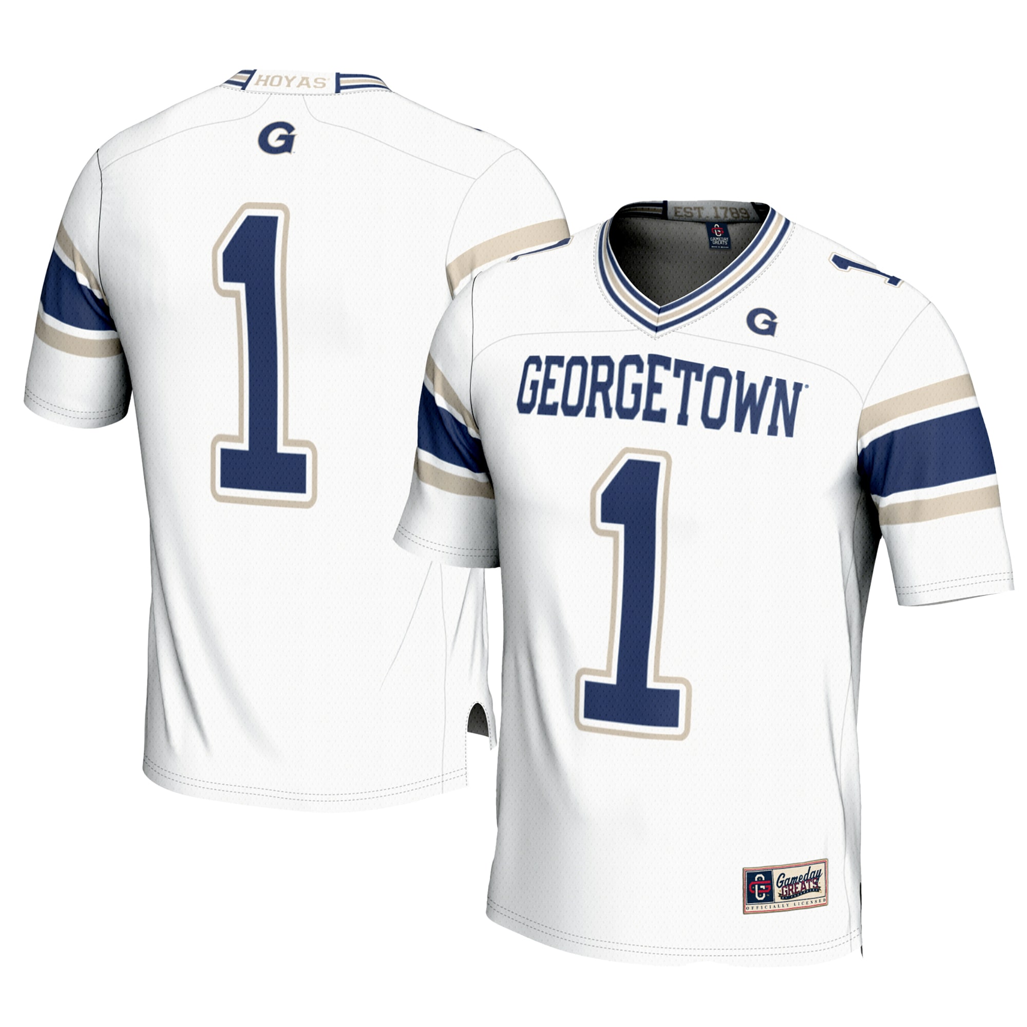 [NJP] Women's Georgetown Hoyas GameDay Greats Football Jersey - White