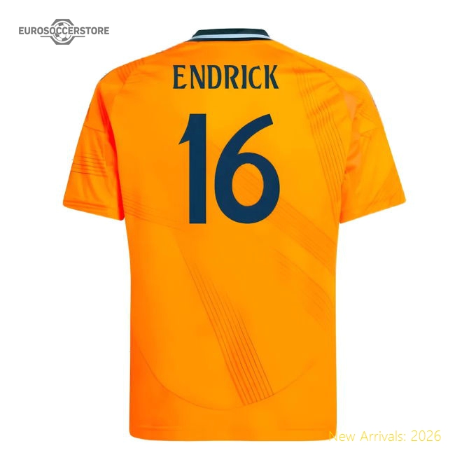 Pro-level Away Real Madrid Endrick Jersey 2024-2025 Breathable