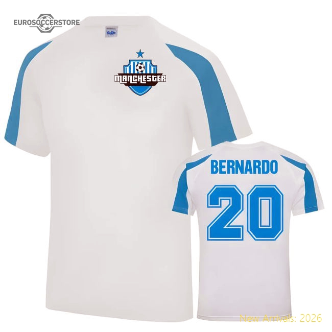Official Sports Training Kit White Bernardo Silva Man City