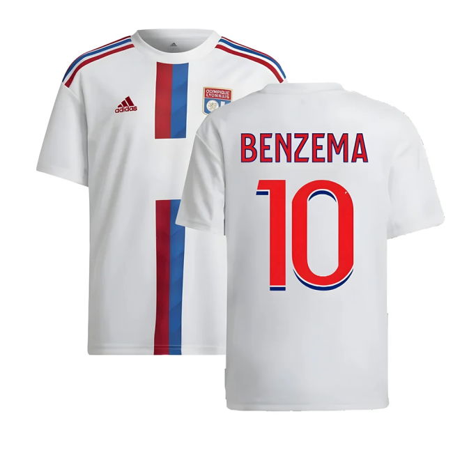 Authentic 2022-2023 Lyon Home With Retro Design - Champions League