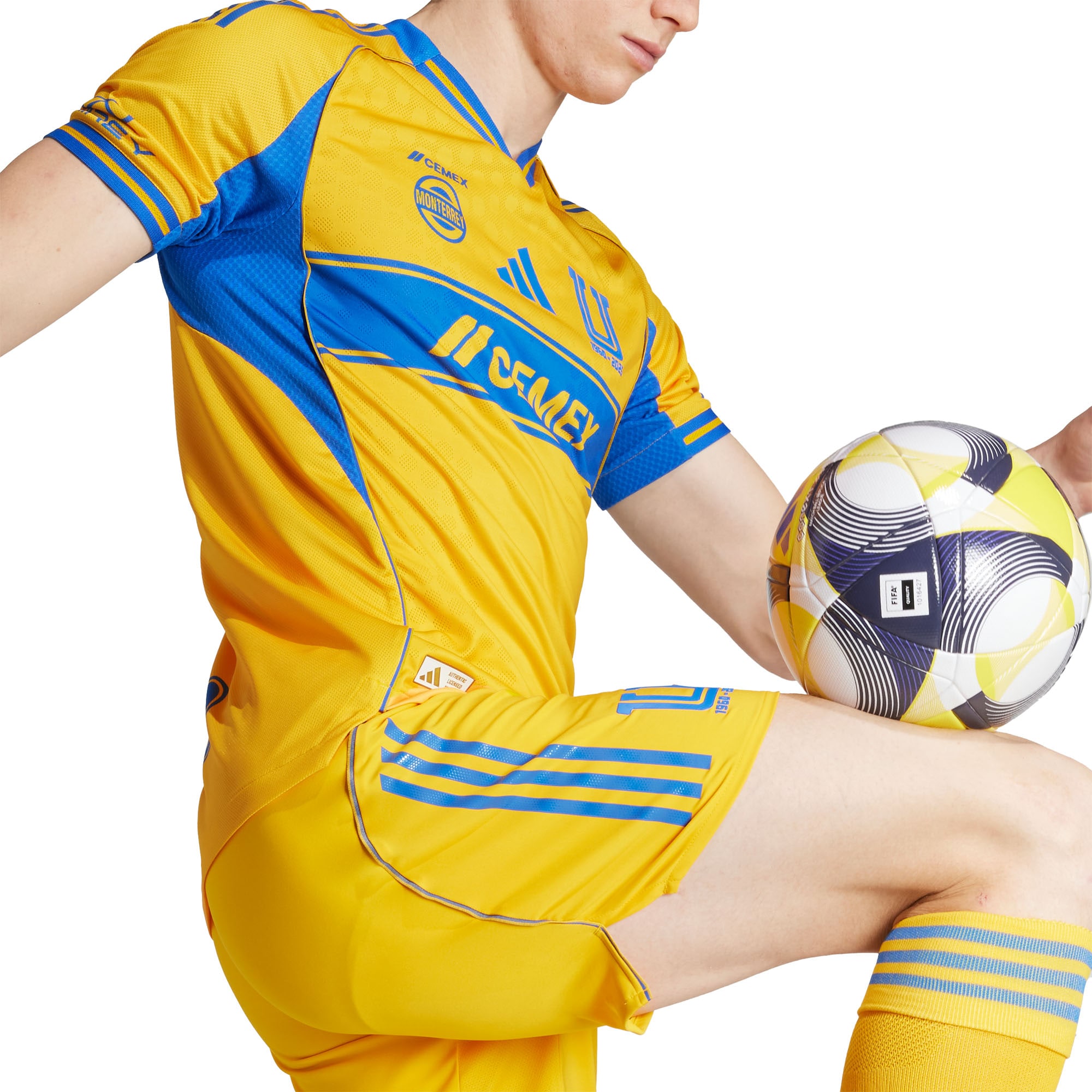 [SJH] Tigres UANL 2025/26 Home Authentic Jersey - Gold