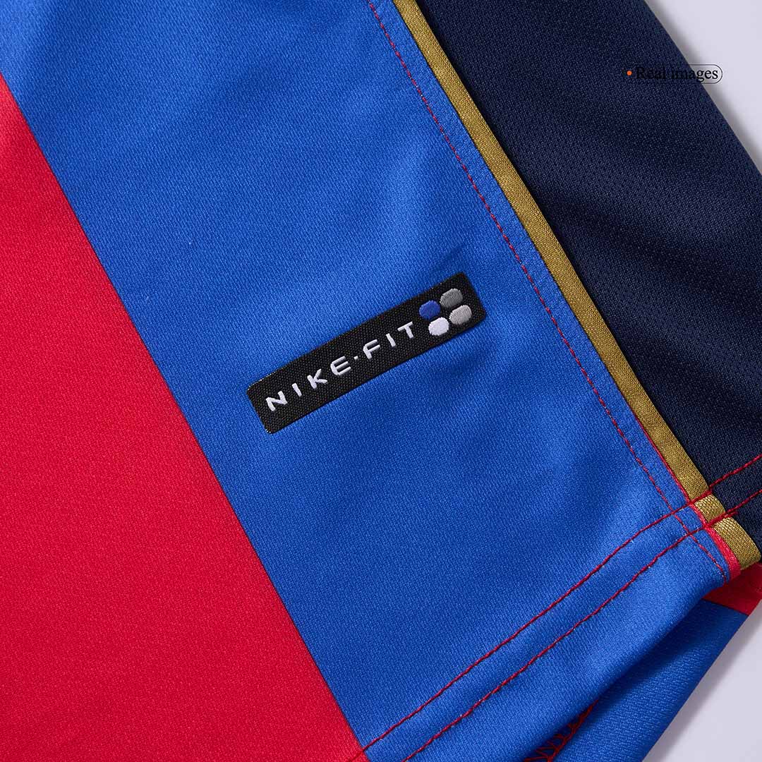 Retro 2001/02 Barcelona Home  Soccer Jersey Authentic Kit