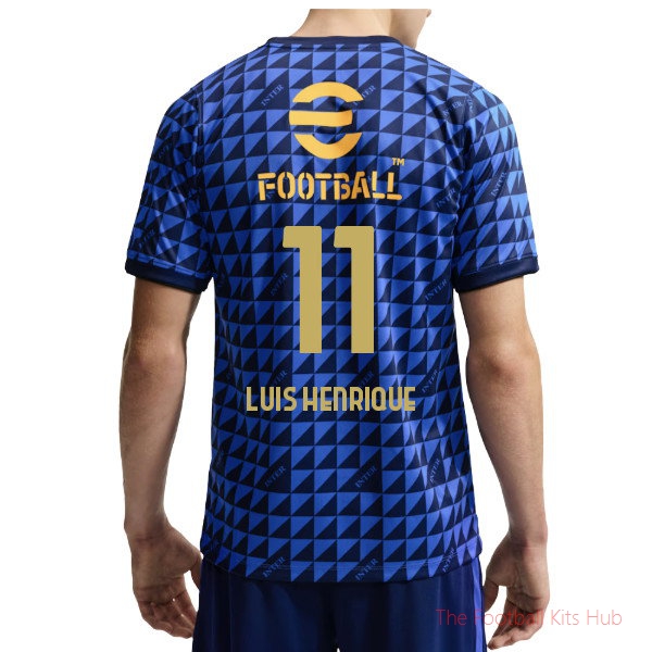 Inter Milan 2026-2027 Pre-Match Shirt Henrique #11 Club Kit