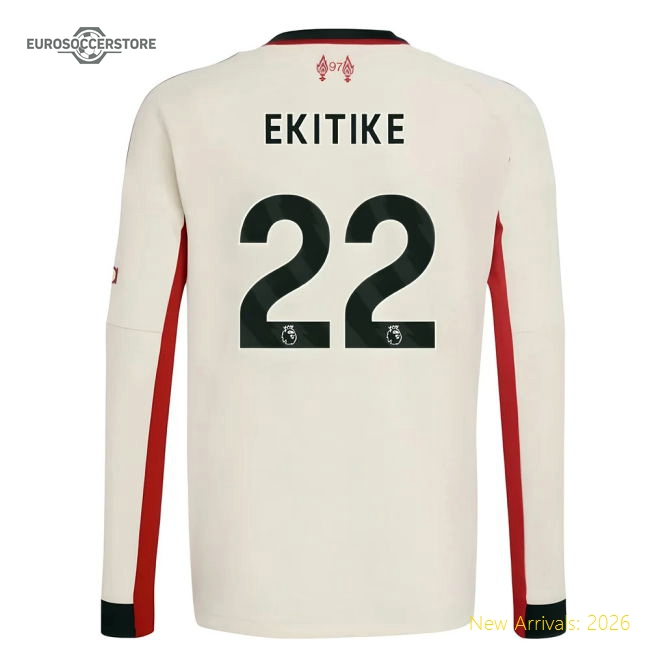 2025-2026 Liverpool Kids Gentle Jersey Ekitike Performance Fabric