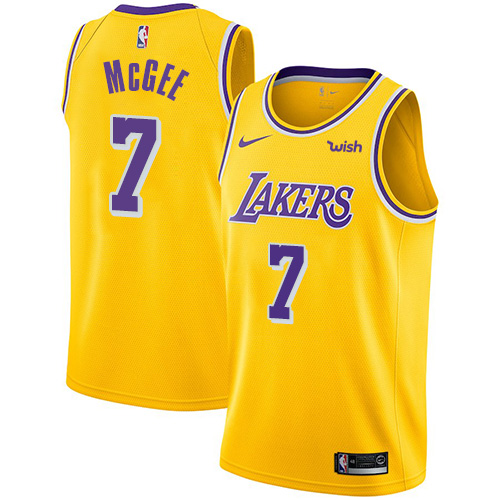 JaVale LAL #7 High-Quality Player Jersey Vintage Look Basketball