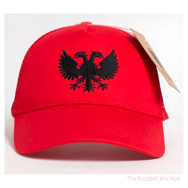 Men Albania Shqiponje Trucker Cap (Red) UEFA Euro