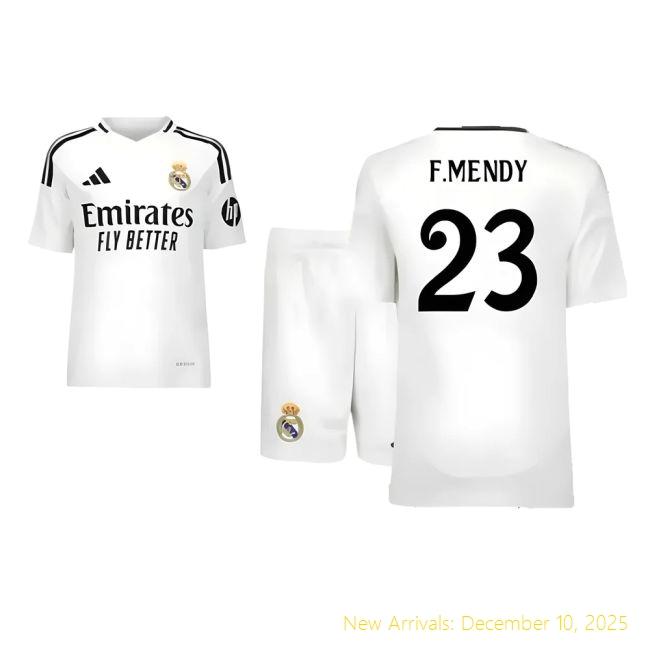 2024-2025 Real Madrid RM Performance Home Youth Kit (F.Mendy 23)