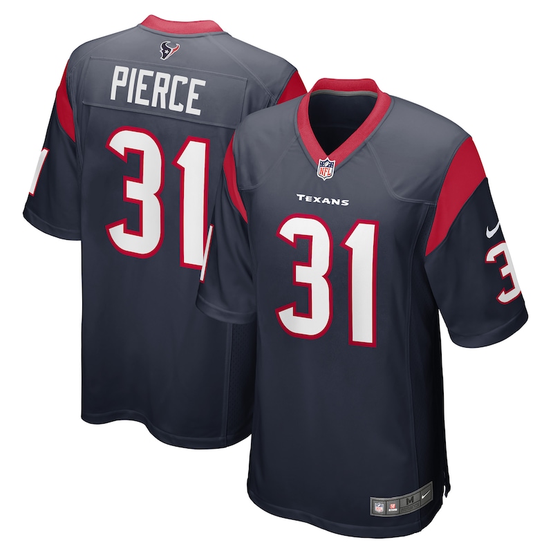 None Dameon Pierce HOU Texans High-Quality Game Jersey Game Day Wear