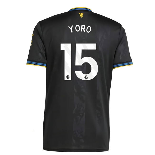 2025-2026 Manchester United Shirt (Yoro 15) | Player Issue