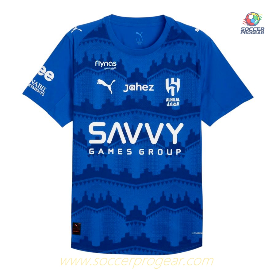 AL Hilal Home Youth Jersey Set Soccer Jersey 2025-2026 Season