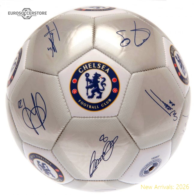 Official Chelsea Fc Sig Silver Football - Premium Quality Football