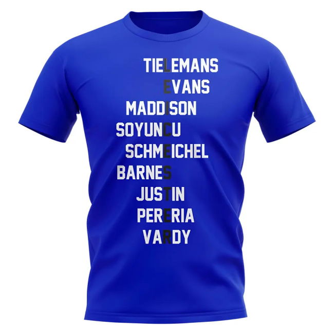 Leicester Team T-Shirt - Blue (Adult