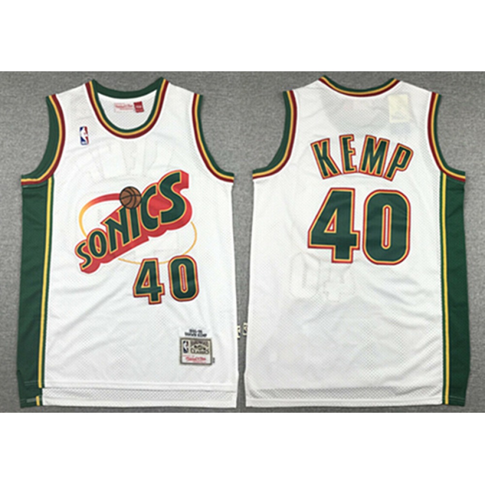 Fan Favorite Cost-Effective Men's OKC #40 Shawn White Basketball Jersey