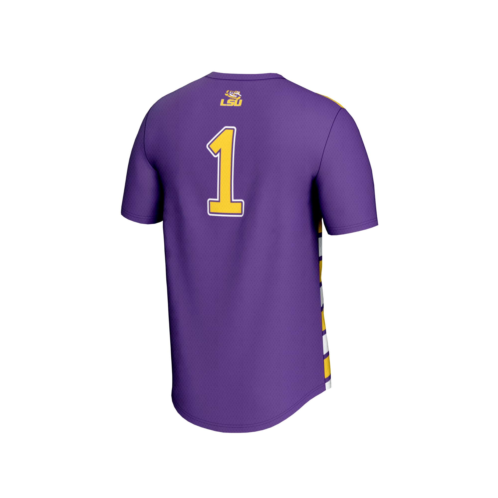 #1 LSU Tigers GameDay Greats Lightweight Soccer Fashion Jersey - Purple