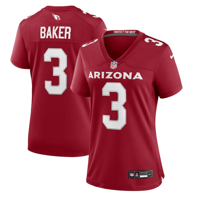None Budda Baker AZ Cardinals Vintage Elite Jersey Football Apparel