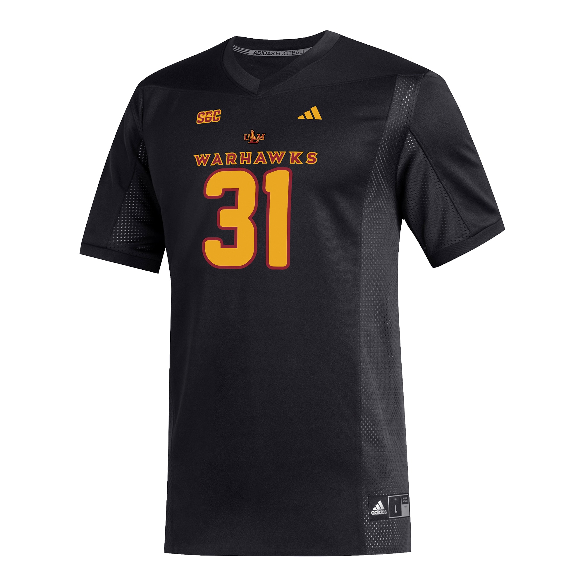 [NJP] ULM Warhawks Replica Football Jersey - Black