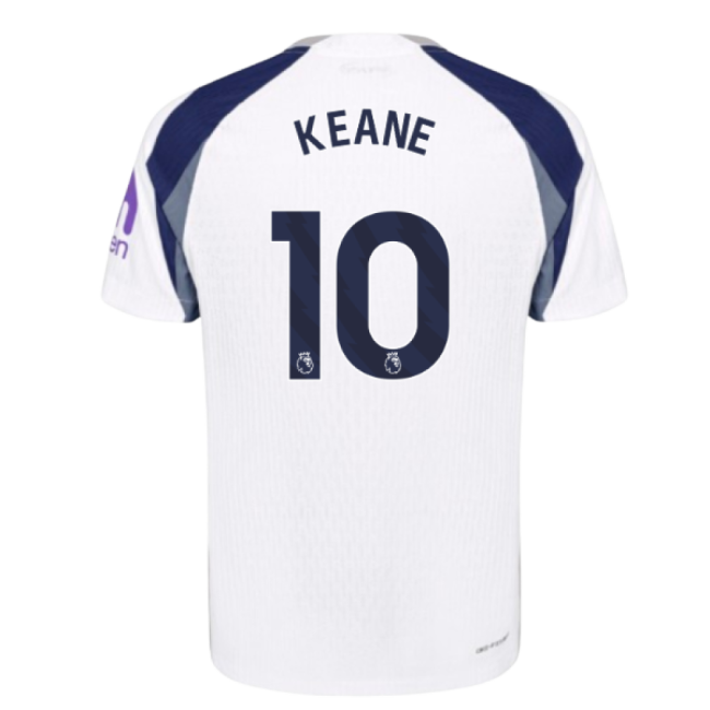Premium 2025-2026 Tottenham Hotspur Authentic Home Shirt (keane 10)