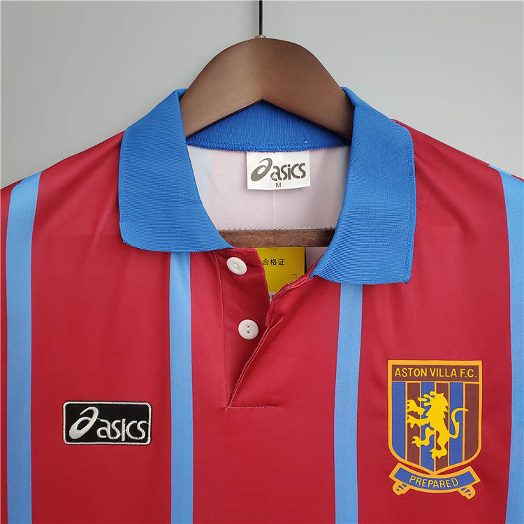 Elite Series Aston Villa 9395 Retro Home Soccer JerseyFootball Shirt