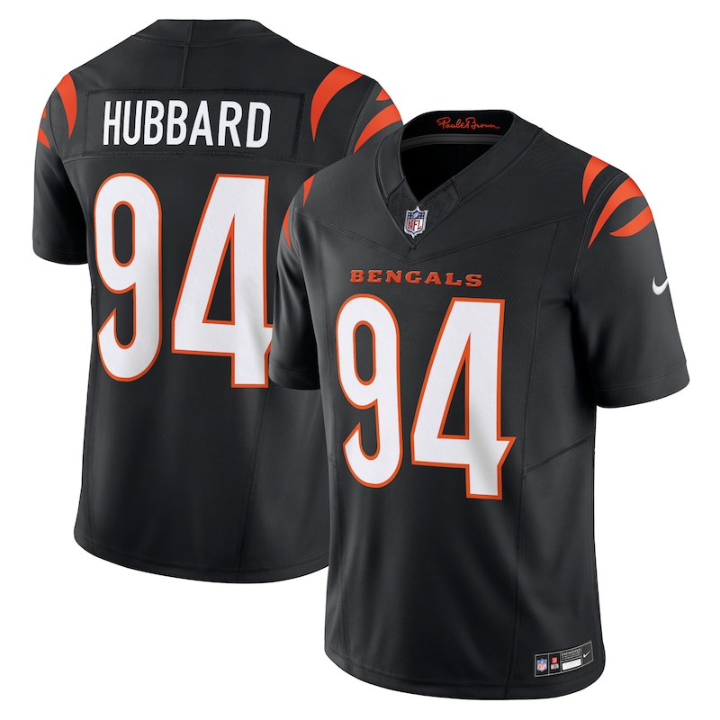 None Sam Hubbard CIN Bengals Retro Authentic Jersey Football Apparel