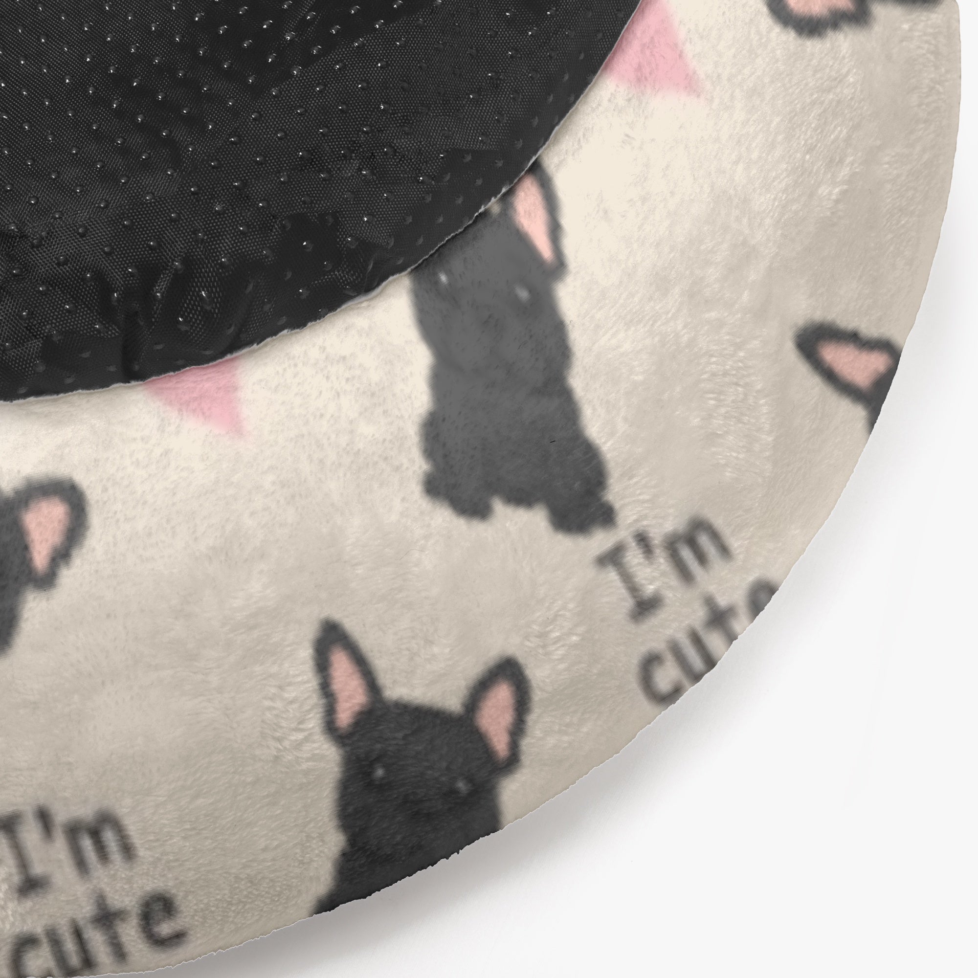 French Bulldog专属 I'm Cute - Custom Cloud-comfort Frenchie Bed | Perso...