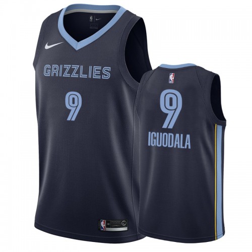 Blue Nike Memphis Grizzlies #9 Mavericks Jersey - Polyester Game Day Wear