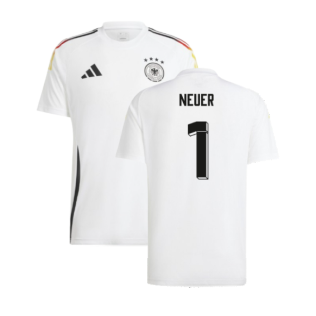 Match Worn Style Germany Home Pro Shirt 2024-2025 (Neuer 1)