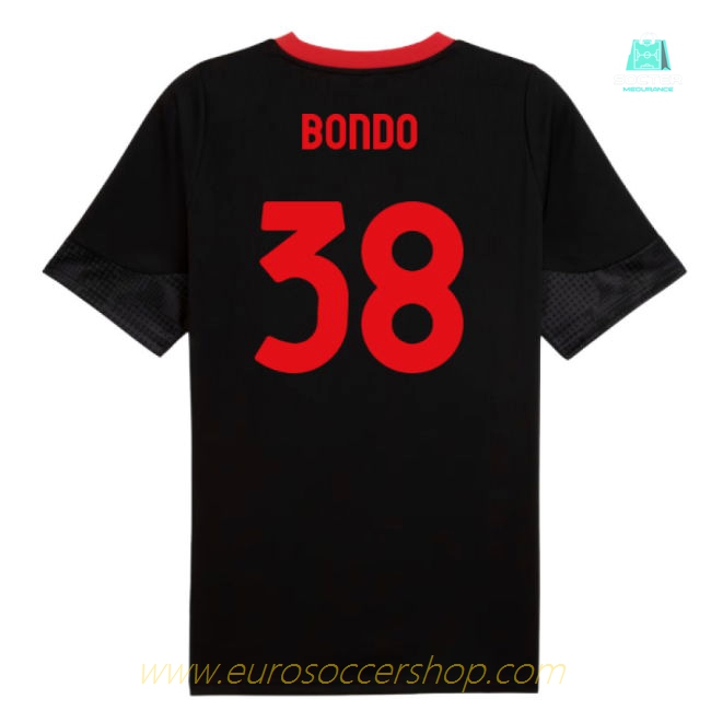 2025-2026 AC Milan Training Jersey (Black) (Bondo 38)