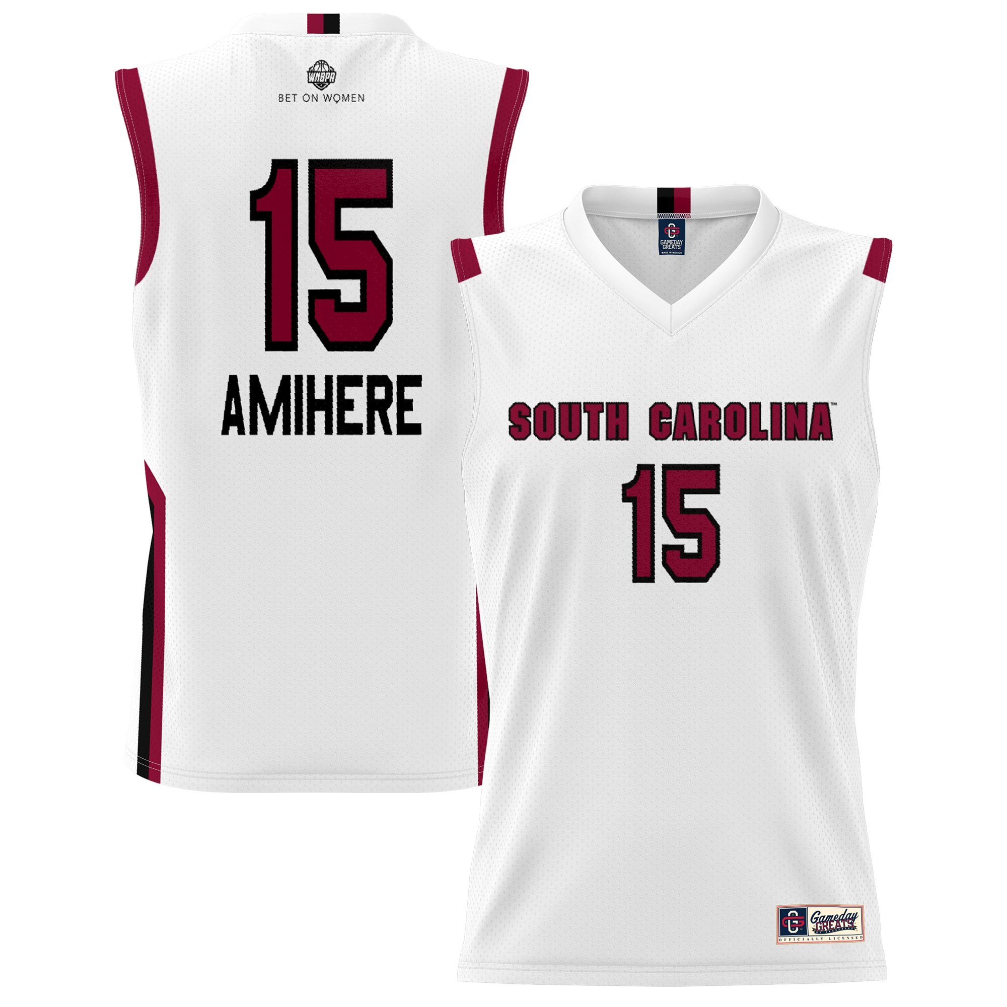 [DDG] Women's Laeticia Amihere South Carolina Gamecocks GameDay Greats Lightweight Basketball Alumni Jersey - White