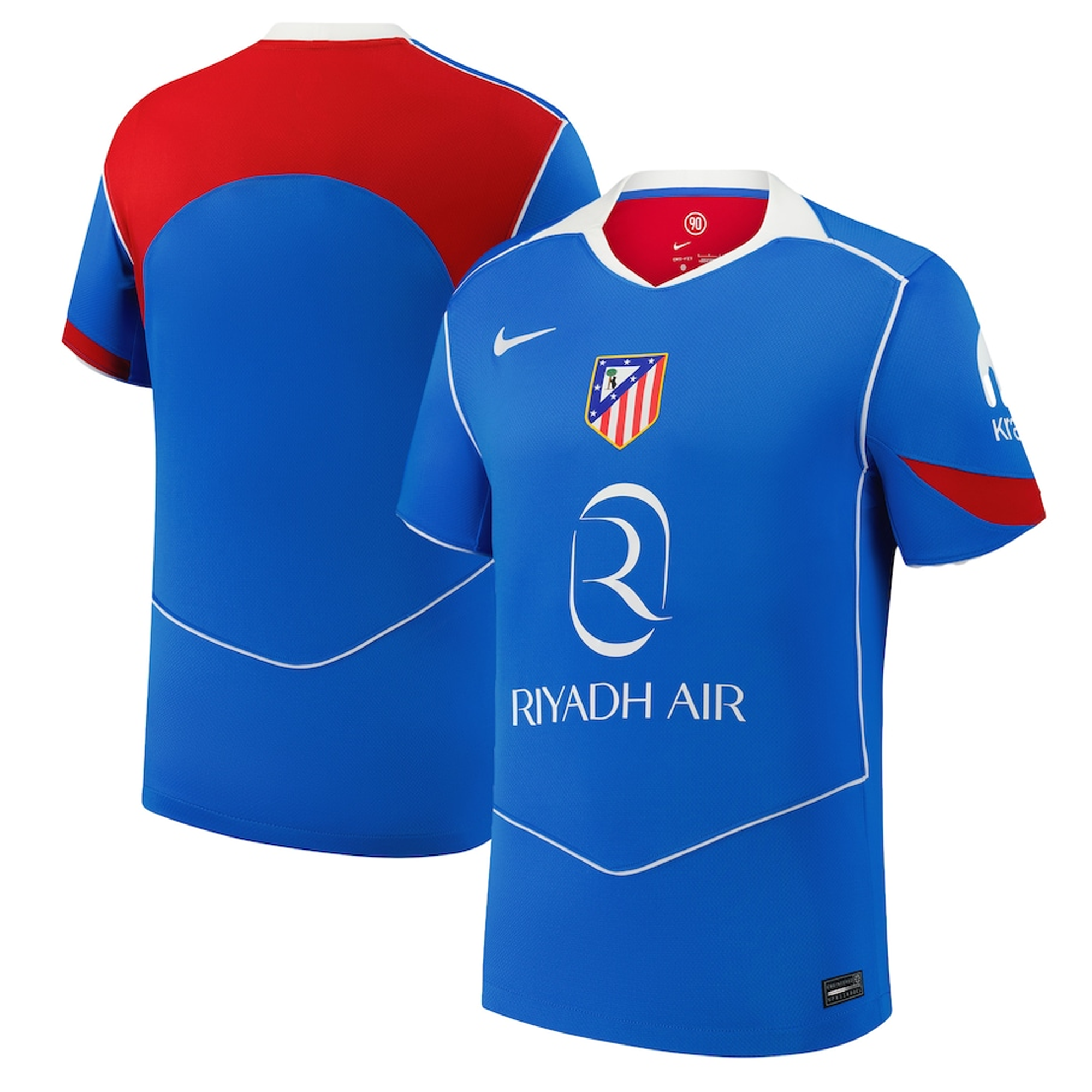 Atletico Madrid Red) 2025-2026 La  Third Jersey – Authentic Shirt