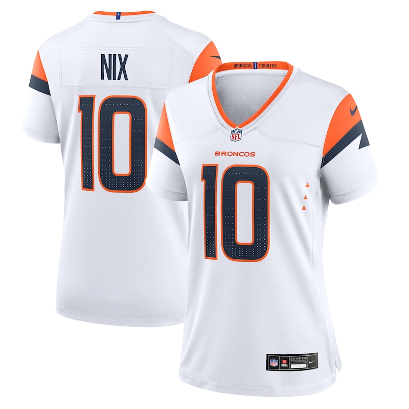 None Bo Nix DEN Broncos Pro-Level Authentic Jersey Game Day Wear